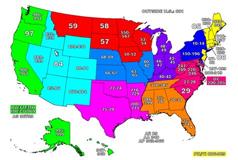 area code by zip code.